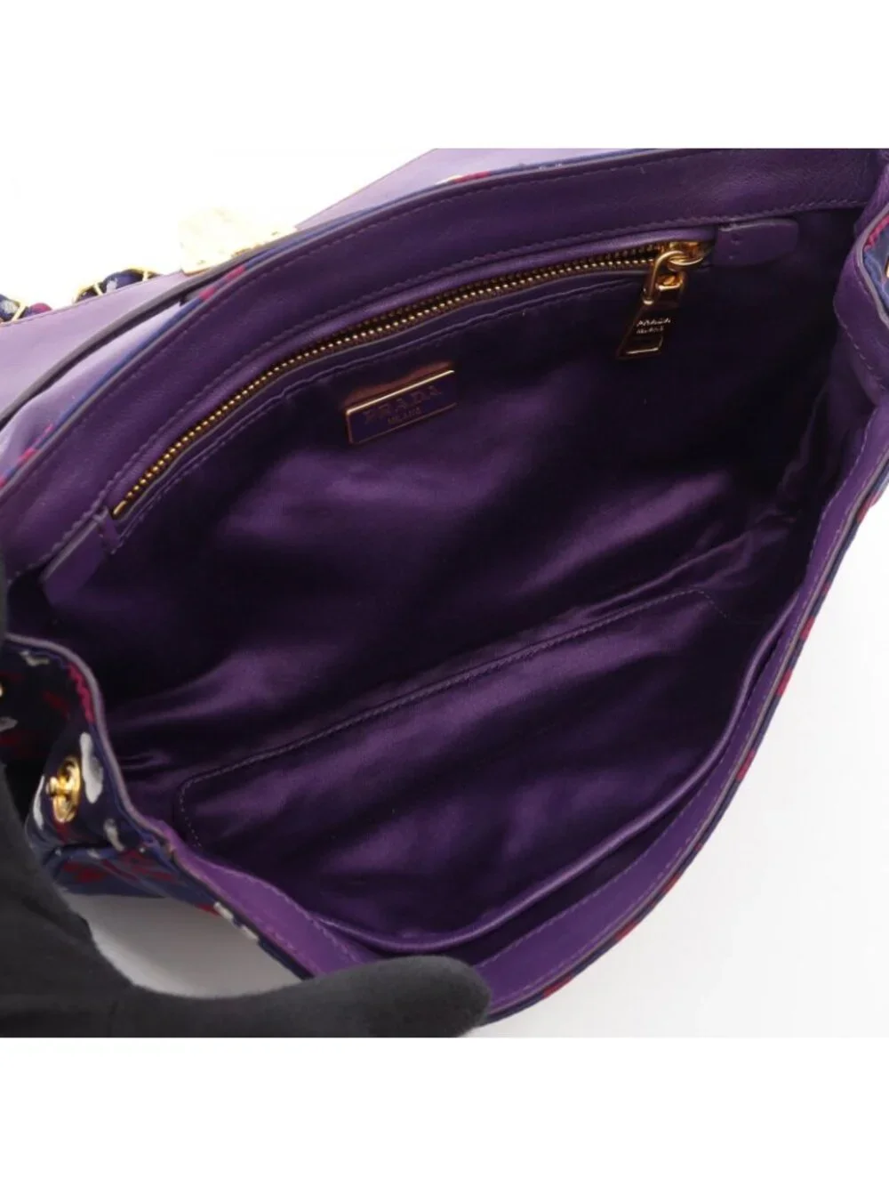 Prada Shoulder Bag Navy Nylon
